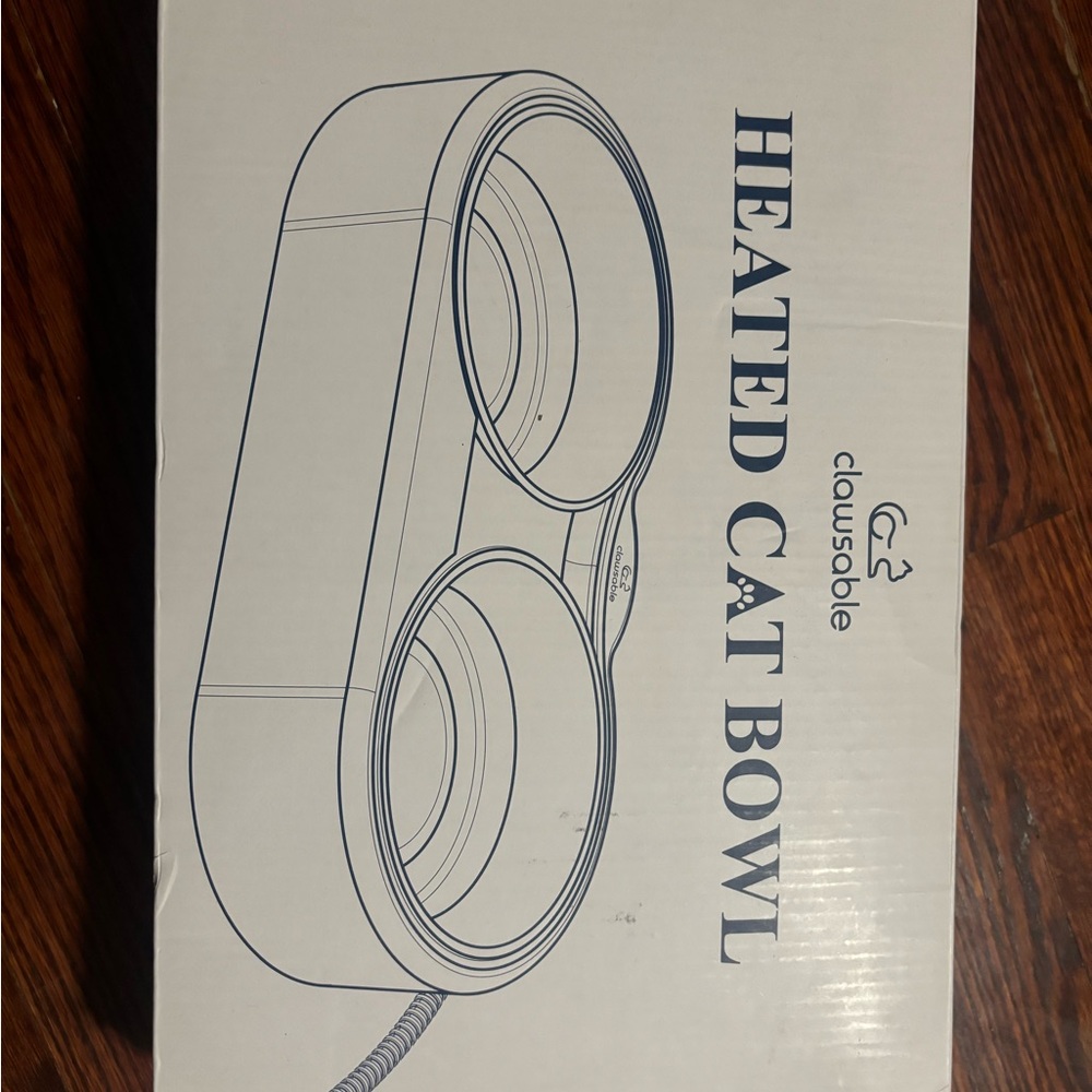 Clawsable Heated Cat Bowl